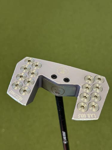 Used Lab Golf Mezz.1 MAX Broomstick 46" Putter Charcoal Accra +HC