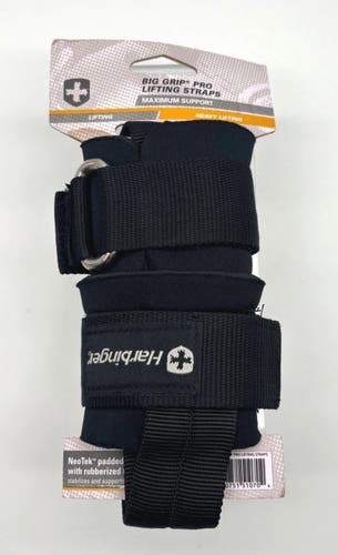 Harbinger Big Grip Pro Lifting Straps-New with tags