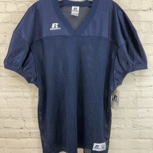 Russell Athletic S096BMK Youth 100% Polyester Football Jersey Navy XL