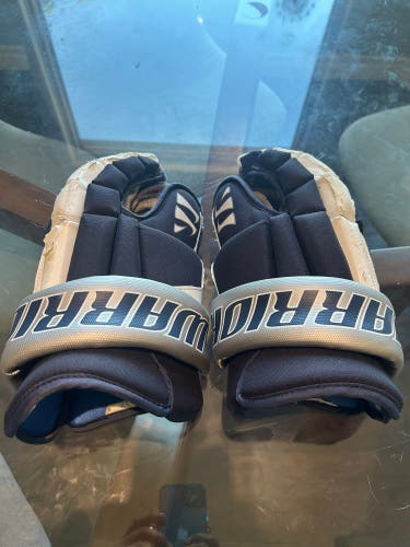 Warriors Koncept Gloves 14"  - Blue Sliver and White