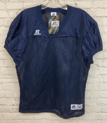 Russell Athletic S096BMK Youth 100% Polyester Football Jersey Navy Medium