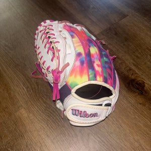Wilson Aura LHT 12”/12.5” Fastpitch Softball Glove - Great Used Condition!
