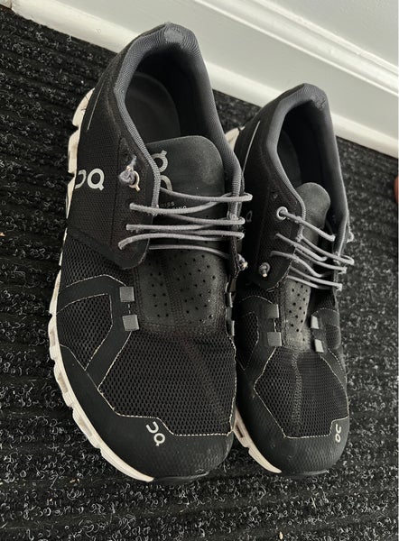 Black Unisex Size M 8.5 (W 9.5) Adult Shoes (Used)
