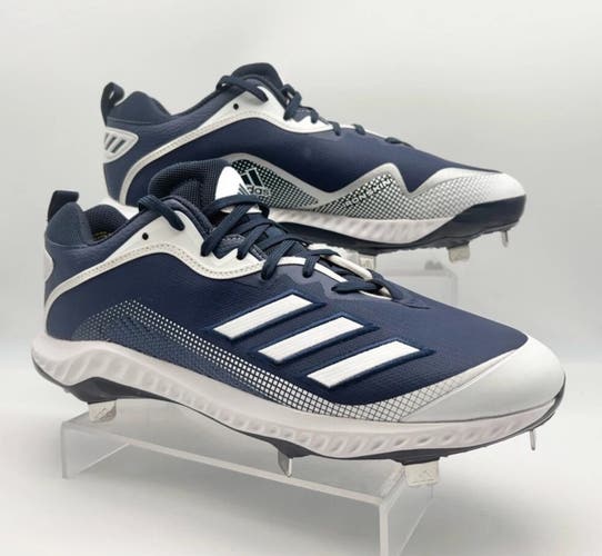 Blue Men's Size M 12.0 (W 13.0) Adult Adidas Icon 6 bounce Low Top Metal (New without box)