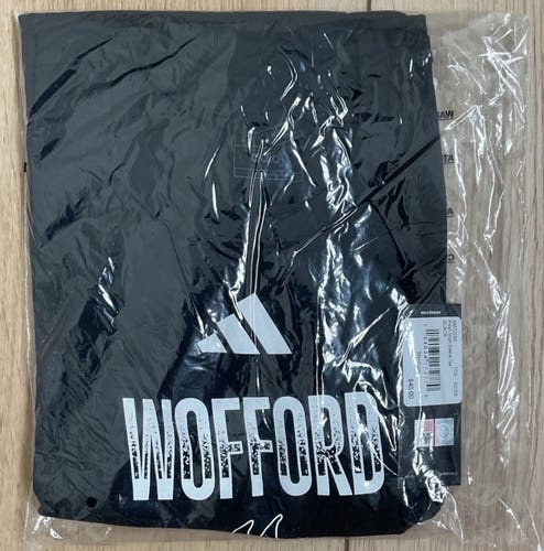 Adidas Wofford Terriers T-Shirt NCAA College Short Sleeve Black Men's Medium