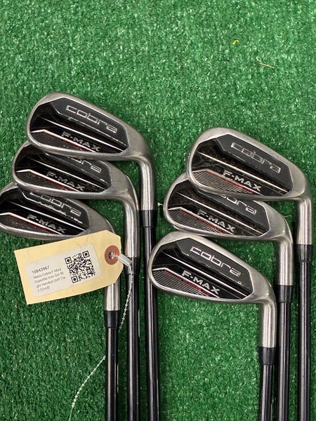 Men's Cobra F-Max Superlite Iron Set Right Handed Stiff Flex (Used)
