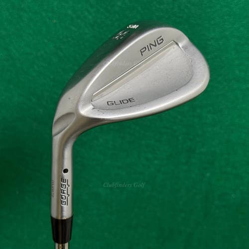 LH Ping Glide Gorge Black Dot 56-WS 56 Sand Wedge Ping CFS Steel Wedge Flex