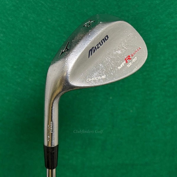 LH Mizuno MP R Series Chrome 52-7 52 Gap Wedge Dynamic Gold Steel Wedge Flex