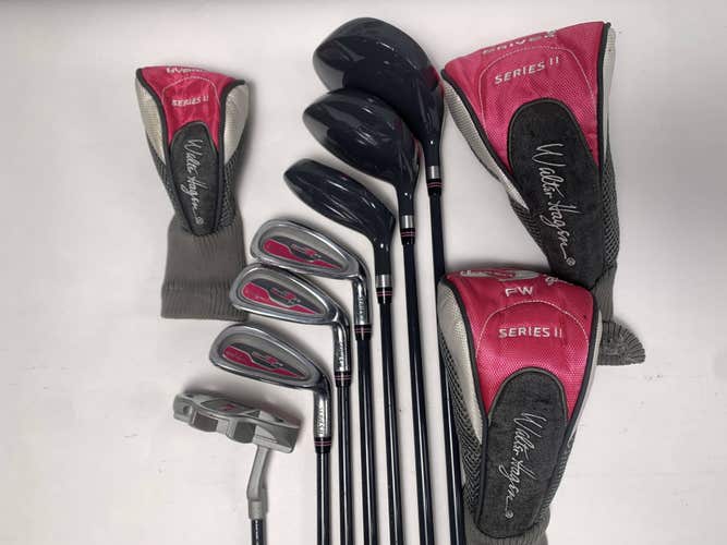 Walter Hagan Juinor Girls Series 2 Club Set Driver 3W 5H 7&9 SW Putter RH HC