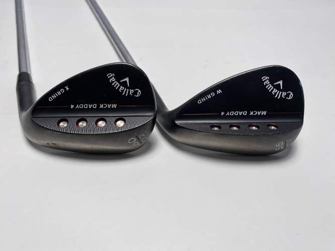 Callaway Mack Daddy 4 Black Wedge Set 56* 12 | 60*12 DG S200 Tour Issue Stiff RH