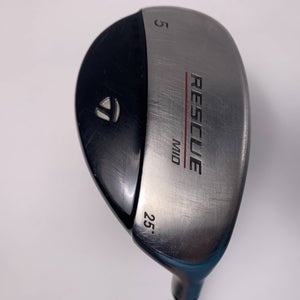 TaylorMade Rescue Mid 5 Hybrid 25* Ultralite Graphite 65g Regular Mens RH