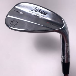 Titleist Vokey SM6 Tour Chrome Gap Wedge GW 50* 12 F-Grind Wedge Steel Mens RH