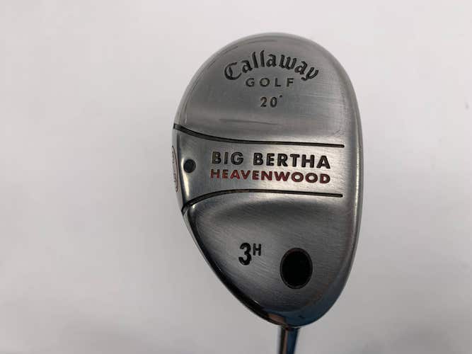 Callaway Big Bertha Heavenwood 3 Hybrid 20* Big Bertha Uniflex Steel Mens RH
