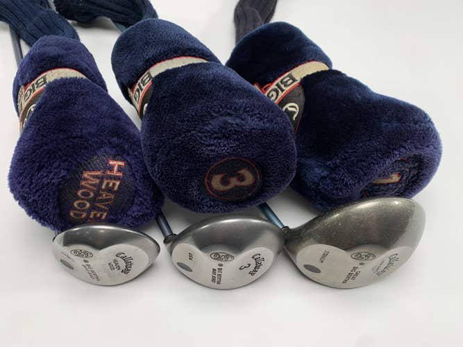 Callaway Original Great Big Bertha Driver Wood Set 3 7 | 12* 15* 21* RCH RH HC