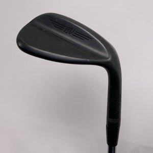 Titleist Vokey SM9 Jet Black Raw Lob Wedge LW 60* 10 Bounce S-Grind Mens RH
