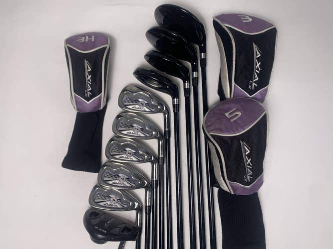 Ram Axial Club Set 3W 5W 3H 4H 5-9i Putter Axial Ladies Graphite Womens RH HC