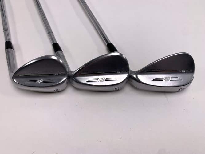 Titleist Vokey SM9 Tour Chrome Wedge Set 52* 8 | 56* 10 | 60* 10 Wedge Steel RH