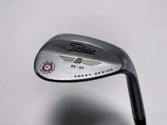Titleist Vokey Spin Milled Chrome 2009 Lob Wedge LW 60* 4 DG S200 Stiff Mens RH