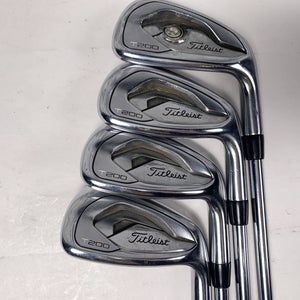 Titleist T200 Iron Set 7-PW True Temper AMT S300 Black Regular Steel Mens RH