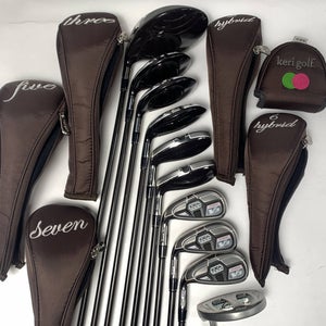 Adams Ladies Adams idea V3 Club Set Driver 3 5 & 7W 5 & 6H 8-PW Putter LH HC
