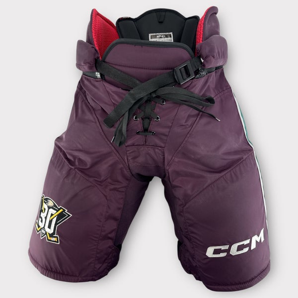 Pro Stock Used Large CCM HP45 Anaheim Ducks Hockey Pants
