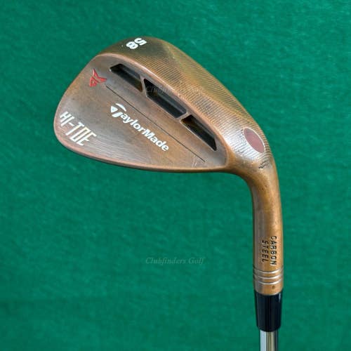 TaylorMade Milled Grind Hi-Toe Copper 58 Lob Wedge KBS Hi-Rev 2.0 115 Steel