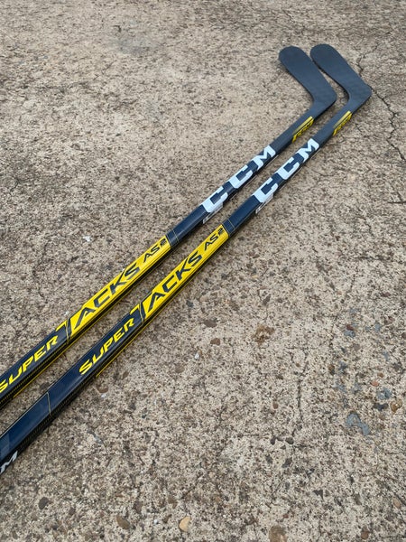 2 PACK CCM Super Tacks AS2 PRO Pro Stock Hockey Stick 85 Flex Grip P90 Left 11530