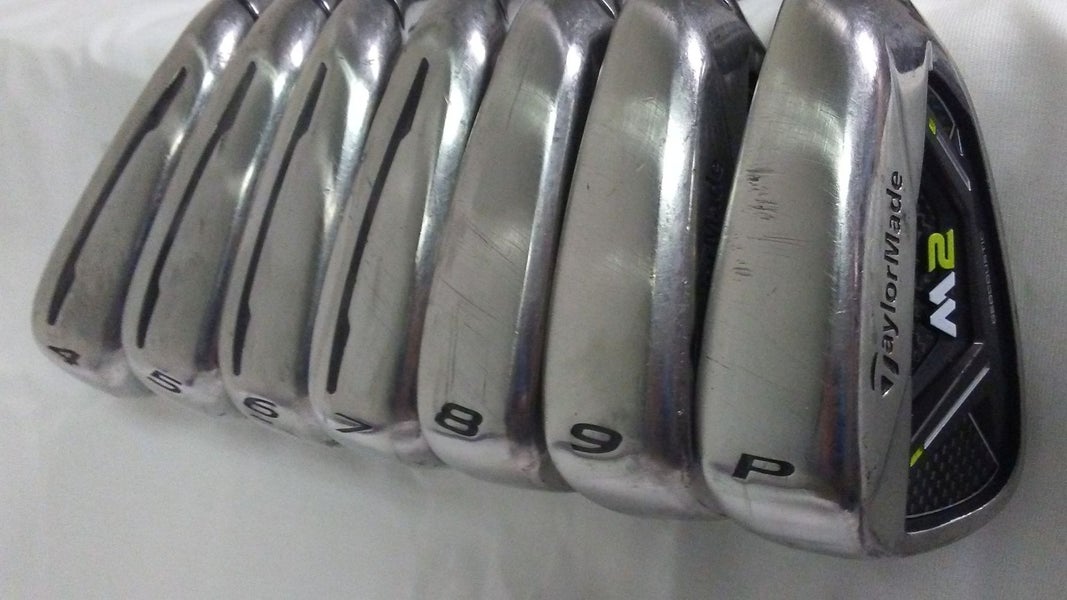 Taylor Made M2 2017 Irons Set 4-PW (Steel Reax STIFF) Golf Clubs
