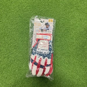 XL Franklin CFX PRO Batting Gloves 4th of July