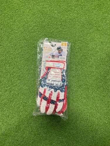 XL Franklin CFX PRO Batting Gloves 4th of July