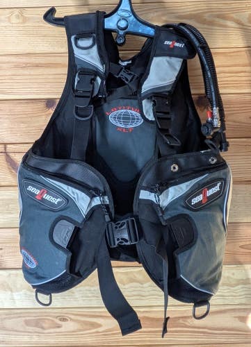 SeaQuest Latitude XLT Scuba Dive Weight Integrated BCD BC Size Large L AIR TIGHT