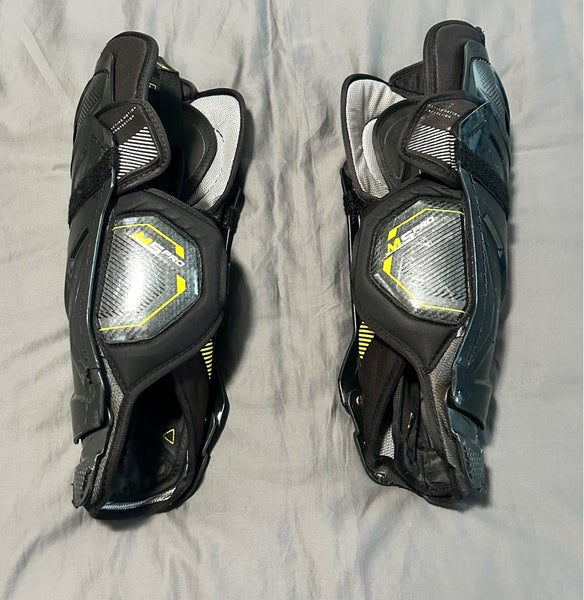 Senior Bauer Supreme M5 Pro 15" Shin Pads (Used)