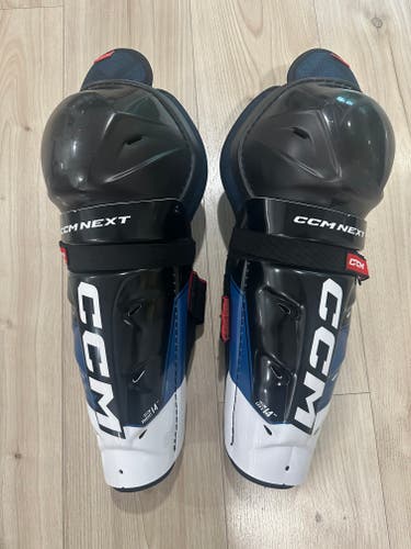Senior CCM Next 14" Shin Pads (New)