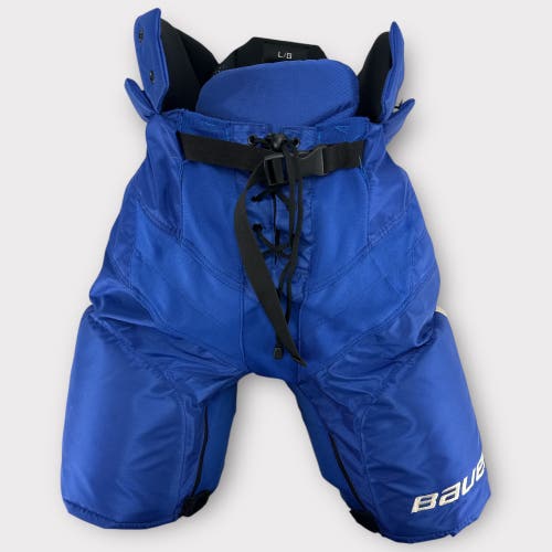 Pro Stock Used Bauer Large Buffalo Sabres Alternate Hockey Pants