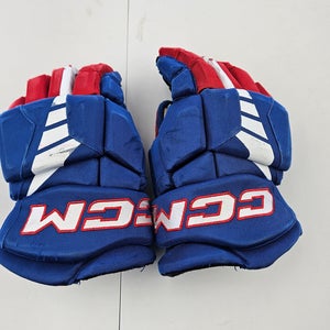 CCM HGJSCHLPP Gloves 14" Pro Stock Blue (Used)