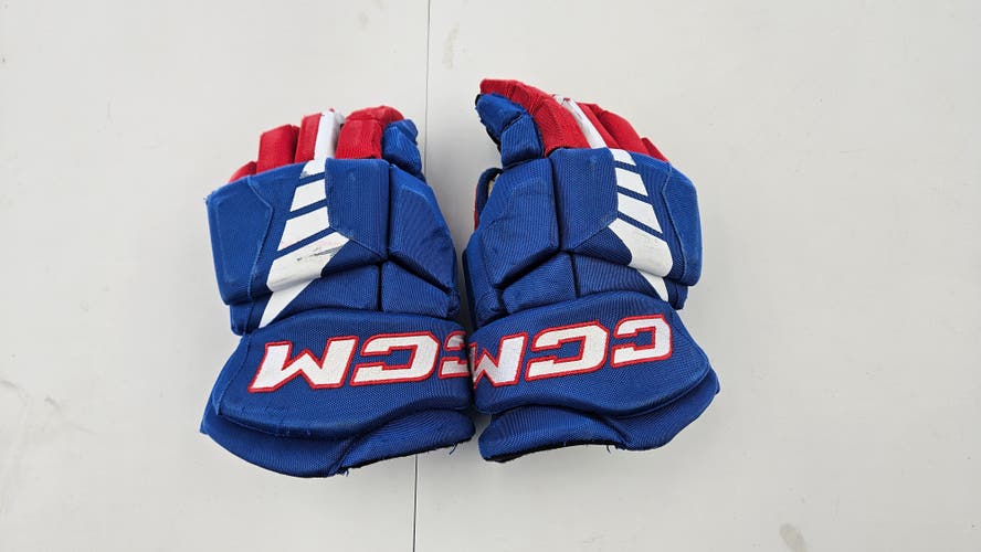 CCM HGJSCHLPP Gloves 14" Pro Stock Blue (Used)