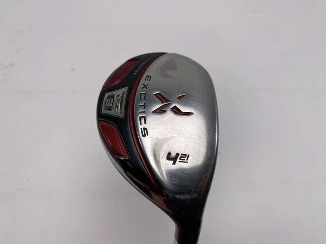 Tour Edge Exotics XCG3 4 Hybrid 21* Fujikura Motore Exotics 75g Stiff RH