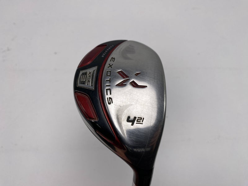 Tour Edge Exotics XCG3 4 Hybrid 21* Fujikura Motore Exotics 75g Stiff RH