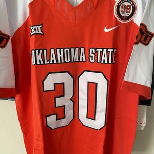 Oklahoma State Cowboys Chuba Hubbard NCAA Football Jersey Large