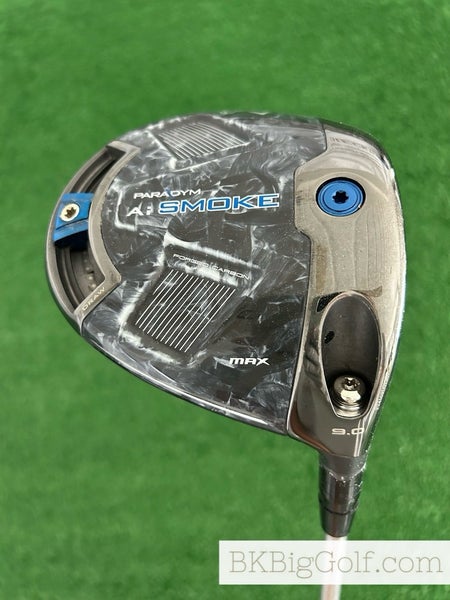 Callaway Paradym Ai Smoke Max 9.0 Driver w Accra Tour Z RPG M4+ Stiff