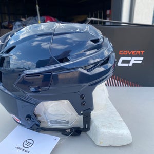 Warrior Covert CF100 Pro Stock Hockey Helmet Navy Blue 10132