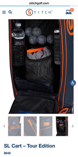 Stitch SL Cart Bag - Navy (New)