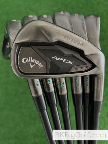 Callaway Apex 19 Black Smoke Forged Iron Set