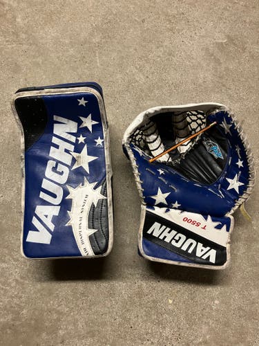 Vaughn T 5500/B 4000 Goalie Glove Set Sr.