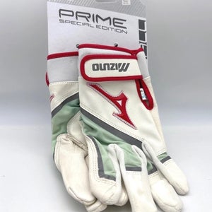 Mizuno Prime Special Edition Softball Batting Gloves Leather Palm Large