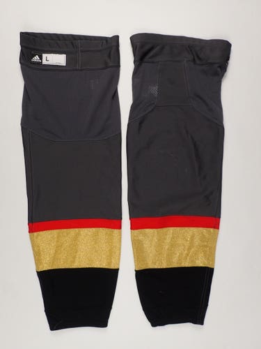 Adidas Vegas Golden Knights Dark NHL Pro Stock Socks GAME USED