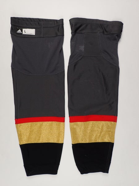 Adidas Vegas Golden Knights Dark NHL Pro Stock Socks GAME USED