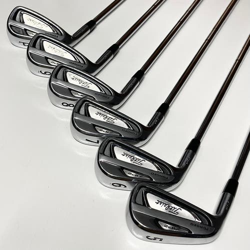 Flex Titleist AP2 714 Iron Set 5-9, PW Left Handed Stiff Flex Steel Shafts