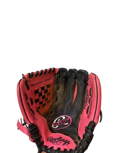 Used Rawlings PL950BP BB/SB Glove T-ball Pink 9 1/2" 11706-S000362527