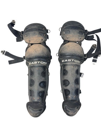 Used All Star LGADV1216 Catchers Leg Guards Black Intermed 11835-S000195056